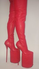 Handmade Over The Knee Boots in Many Colours, 30cm Platform, 20cm Bolingier