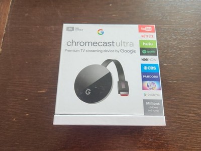 Google Chromecast Ultra 4K Digital Media Streamer - Black (GA3A00403A14)