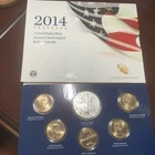 2014 US Mint Annual Uncirculated Dollar Coin Set.  In original Sleeve