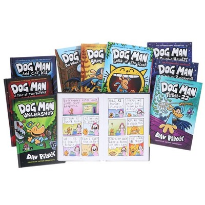Dog Man 10巻セット Dav Pilkey Dog Man 1-10: The Supa Buddies Mega Collection by Dav Pilkey 10