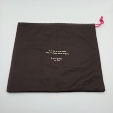 Kate Spade Brown Purse Dust Bag Cover Drawstring 13x11