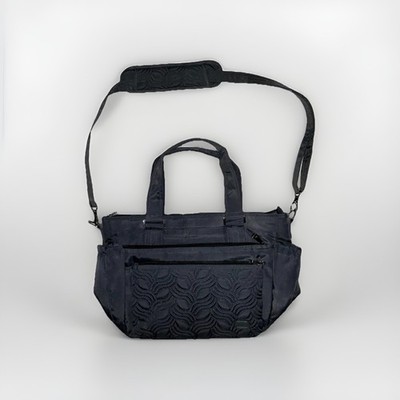 Lug Charter Crossbody Tote Charcoal Gray Top Handle Handbag RFID Trolley Sleeve