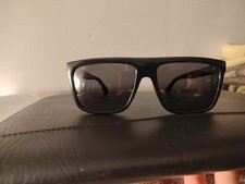 GUCCI GG0748S 001 Black Grey Rectangle Men's Sunglasses 59 mm