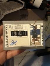 2019-20 Panini Contenders Jalen Lecque College Ticket Auto #119
