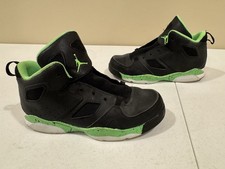 Nike Youth Air Jordan Flight Club 91 DM1686 Black Basketball Shoes Sneakers 2.5Y