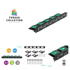 19" 1U Rackmount for Raspberry Pi, SSD Bracket for Any 2.5" SSDs, Hold Up to ...