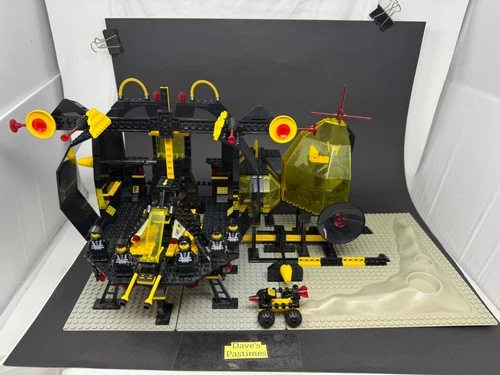 LEGO Space: Message Intercept Base (6987) NEAR COMPLETE Vintage Blacktron READ