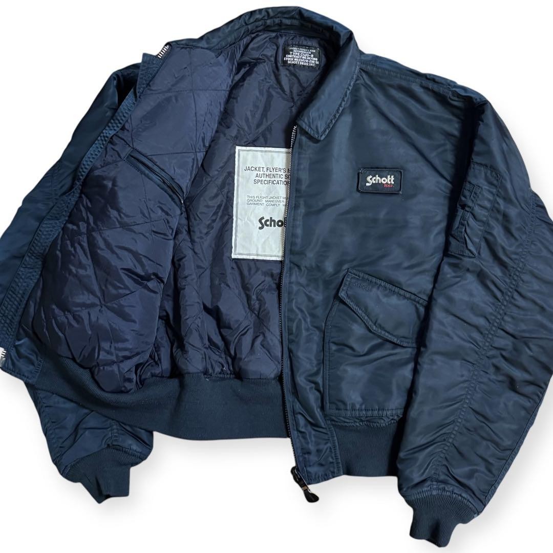 90s Schott CWU-R フライトジャケット USAF Schott 90s Vintage CWU-R Flight Jacket size 2XL | eBay