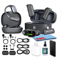 Hollyland LARK MAX 2 Ultimate Combo Dual Wireless Microphone Bundle