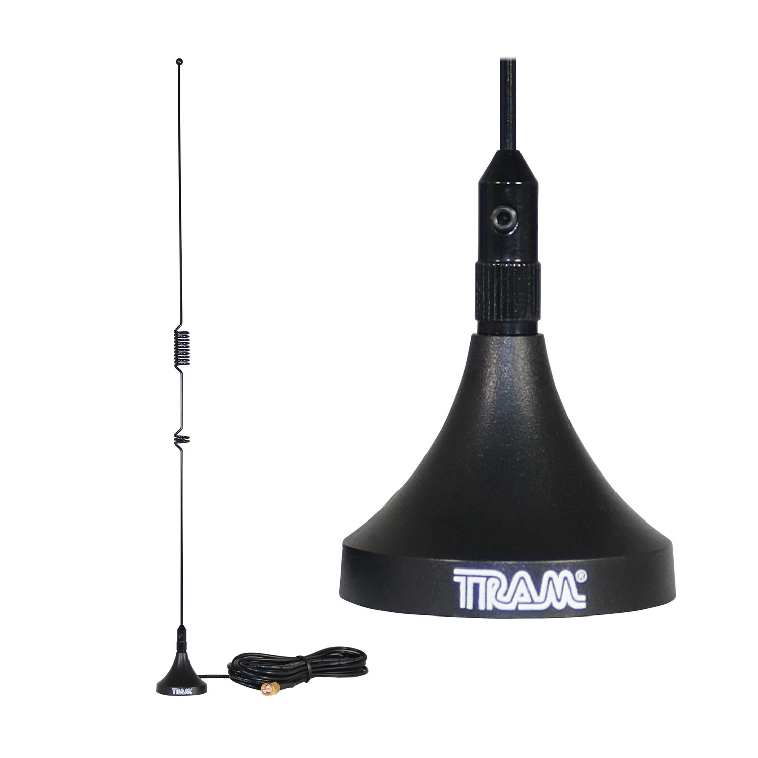 TRAM&reg; Scanner Mini-Magnet Antenna VHF/UHF/800MHz&ndash;1,300MHz with SMA-Male...