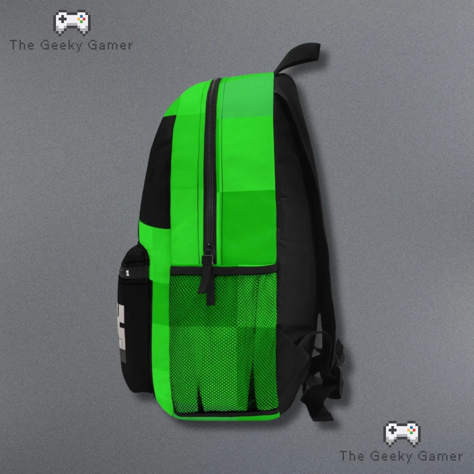 Personalized Gamer Backpack | Personalized Creeper Backpack | Gamer Gift