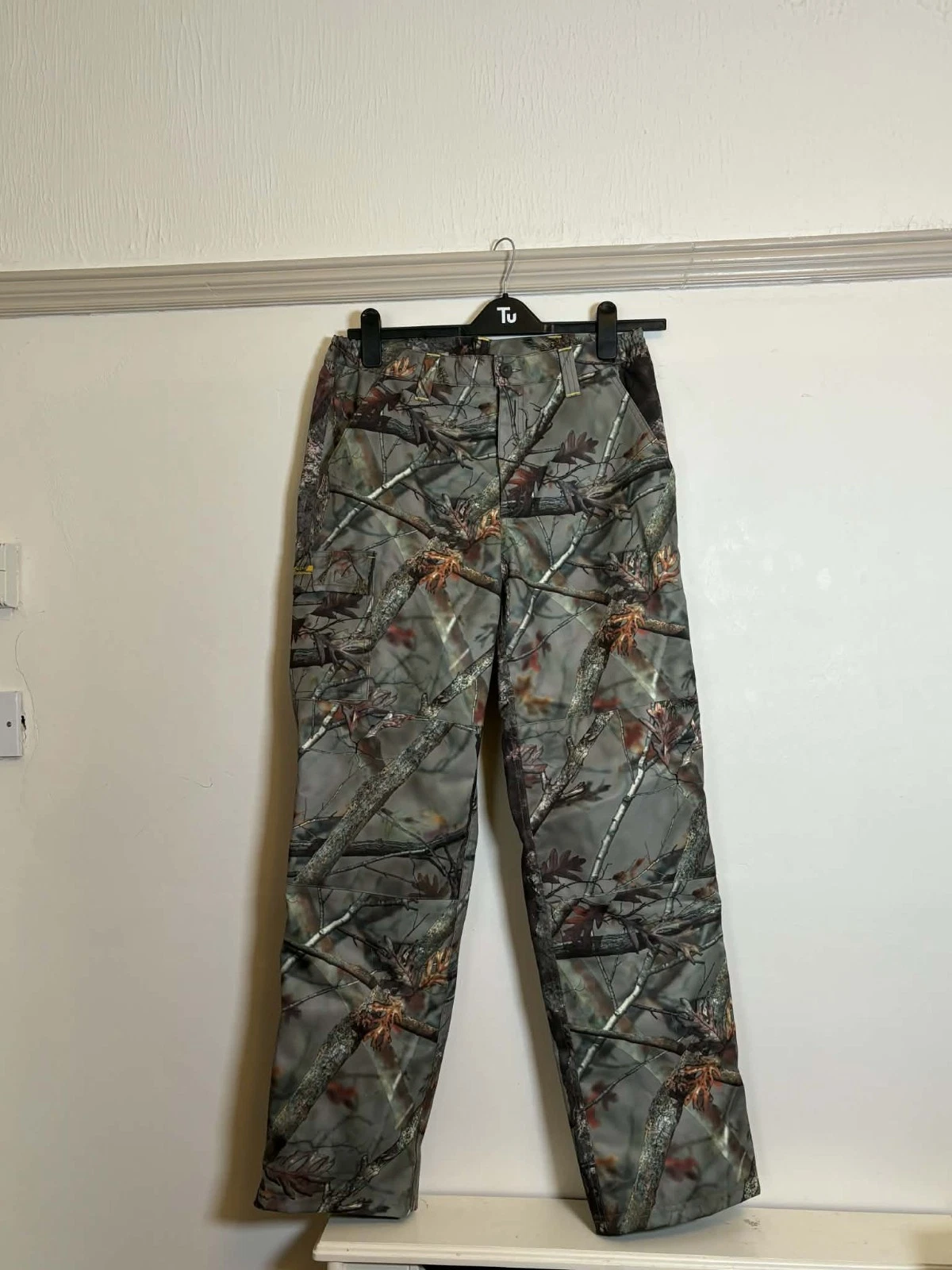 Decathlon Camo 100 Men's Waterproof Hunting Trousers Size UK L
