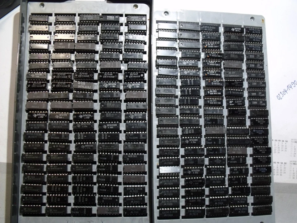 *ELEKTRONIK TEILE*74xxx SERIE KONVOLUT*ICs PLASTIK GEHÄUSE*NEU*MEHRERE TYPEN* - Bild 4 von 4