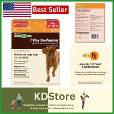 SENTRY 7-Way Dewormer for Large Dogs - Broad Spectrum Protection