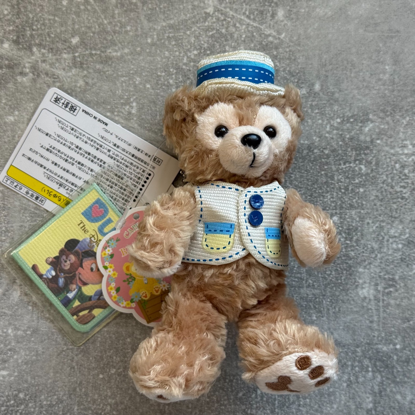 Tokyo DisneySea “Cape Cod Blossoms” Duffy Plush Badge | 14 cm | With Tags | JP