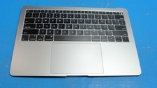 MacBook Air 13" A1932 Late 2018 Top Case Palmrest NO Battery Gray 661-12592