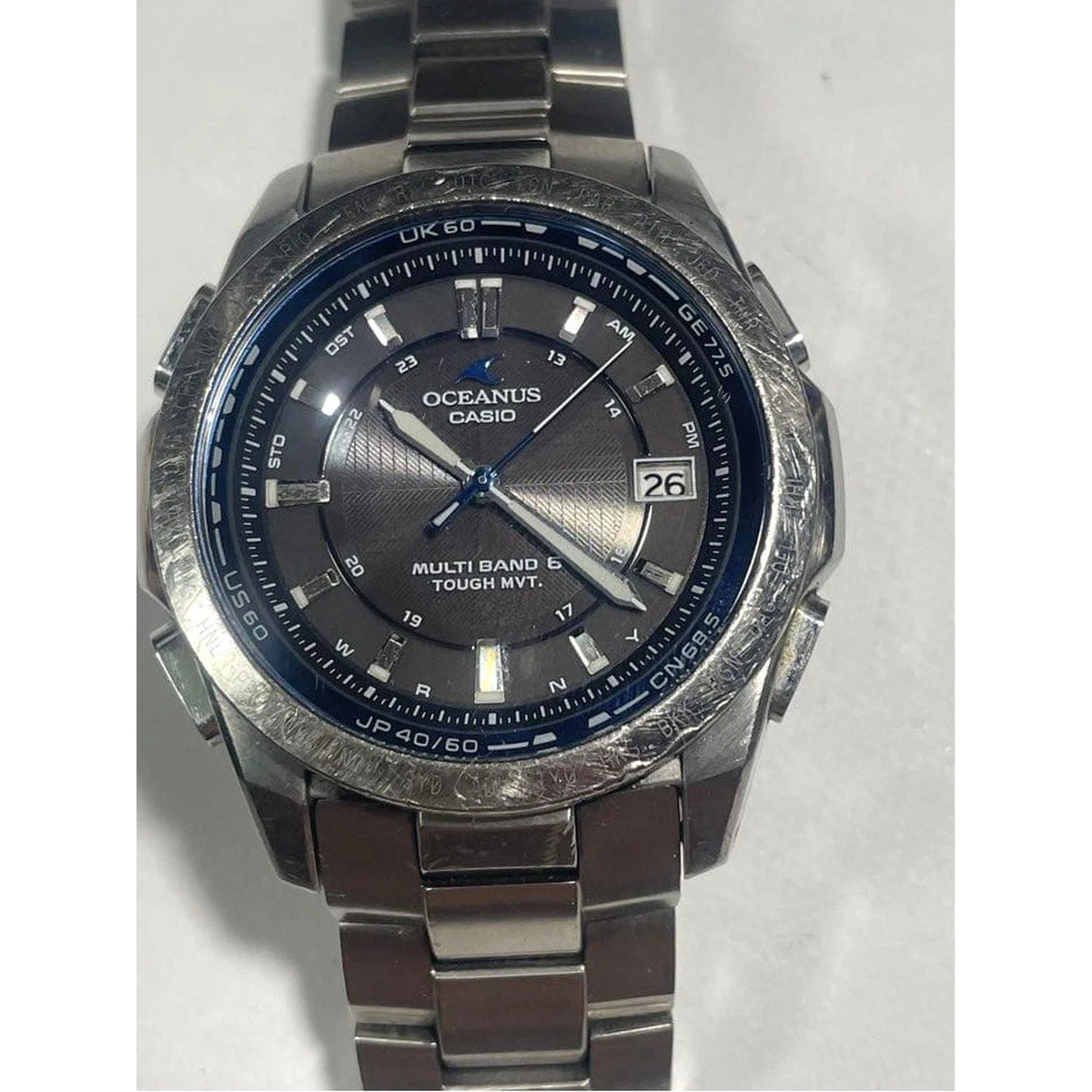 Casio Oceanus OCW-T100TD Resistente Solar Multi Banda 6 Radiocontrolado Titanio