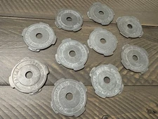 Webster Chicago Corp 45rpm Vinyl Record Adapter Metal (1950’s) Lot of 10