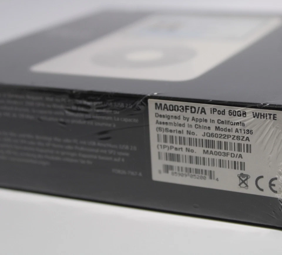 Apple iPod classic 5.Generation 5G 5th 60 GB HDD 5.5G MODEL 2005 NEU SEALED NEW - Bild 3 von 4