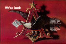 1969 BUDWEISER Beer Logo Busch 2 Page Vintage...