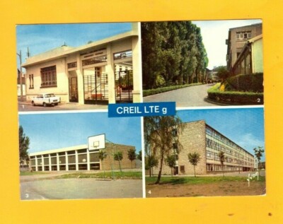 CREIL (60) PEUGEOT 404 im Gymnasium - Technische Schule & Gymnasium / LTE g. 1971