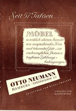 M&ouml;bel Haus Otto Neumann, Hamburg, Katalogblatt