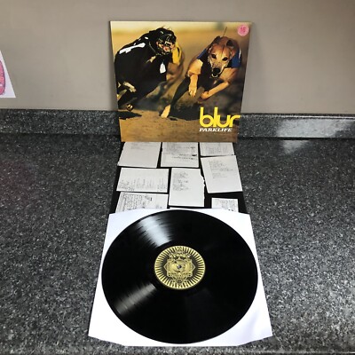 LP VINYL BLUR ALBUM PARKLIFE FOODLP 10 UK 1ST PRESS 1994 NM/NM- NICE COPY