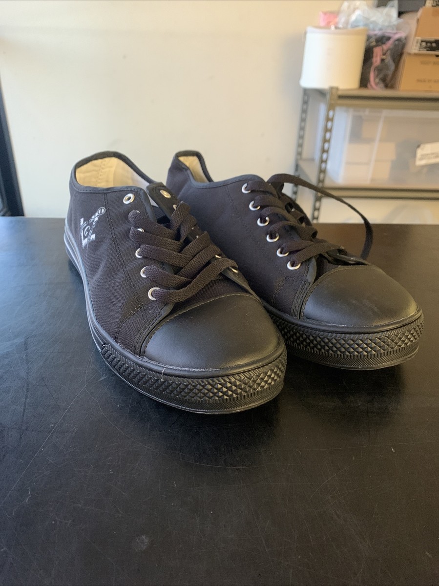 Freemason Black Low Top Shoes Size 42