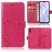 Handy Tasche FüR Xiaomi Redmi 9A / 9I / 9AT Schutz HüLle Blumen Flip Case Etui