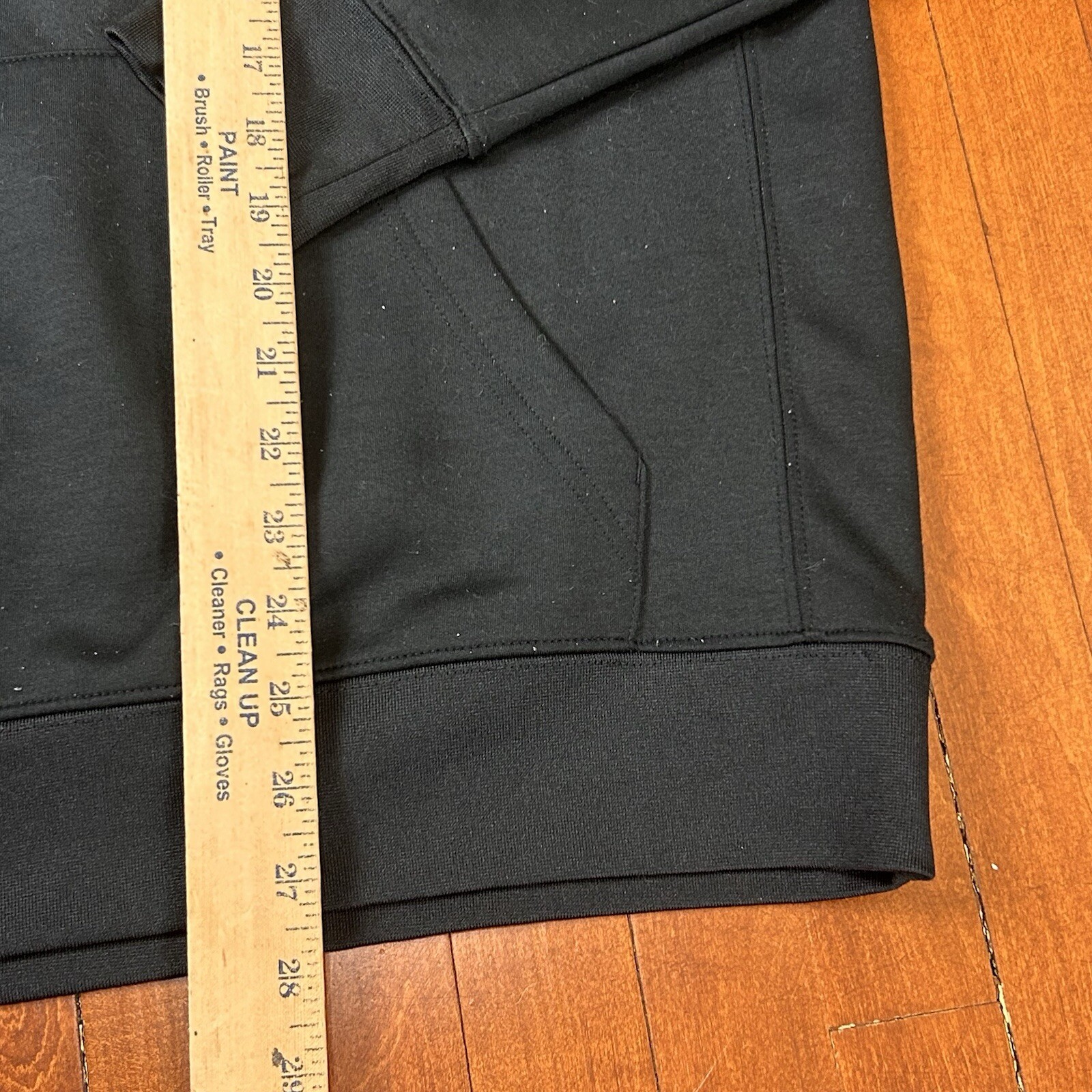 Felpa con cappuccio pullover Fila nera manica lunga uomo tasca media atletica