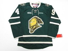 LONDON KNIGHTS ANY NAME / ANY NUMBER OHL GREEN CCM PREMIER 7185 HOCKEY JERSEY