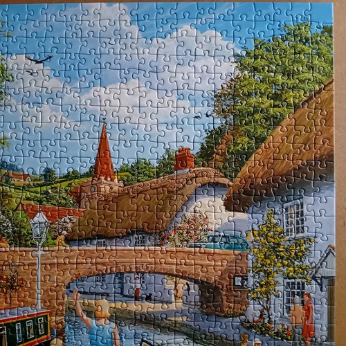 Ravensburger 1000 Teile Puzzle mit dem Titel "Waterside Tavern" - Bild 5 von 12