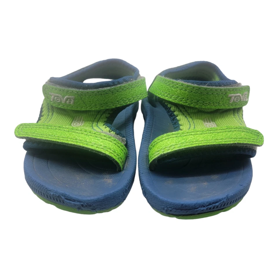 Teva Zapatos Niño Pequeño Talla 5 Verde Psyclone 3 Sandalias Impermeables Playa Vacaciones Foto 3 de 4