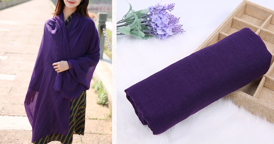 AU STOCK LADIES SOFT COTTON VOILE WRAP SCARF/SHAWL BEACH SARONG - Foto 7