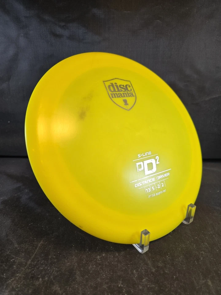 Discmania S-Line DD2 Yellow 174g OOP Innova Made Penned  - Image 3 of 4