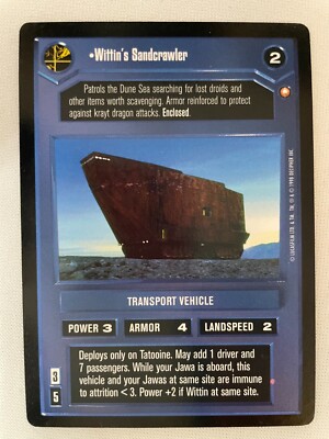 Star Wars CCG - Wittin's Sandcrawler - Special Edition