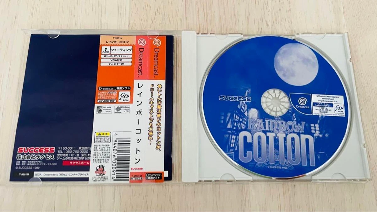 Rainbow cotton DreamCast SEGA Game Game disk,Manual,Boxed Obi | eBay