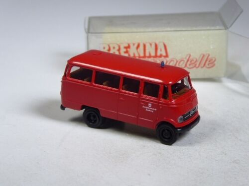 (HR-18) Brekina Mercedes O 319 minibus of the fire brigade Duisburg in original packaging - Picture 1 of 1