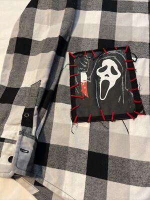 T-shirt Vintage Ghost Office Années 90 - Homme XL Blanc - Halloween Sorcière Loup - Coton Lee