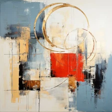 Hand-painted oil painting abstract texture color art home decor painting #213