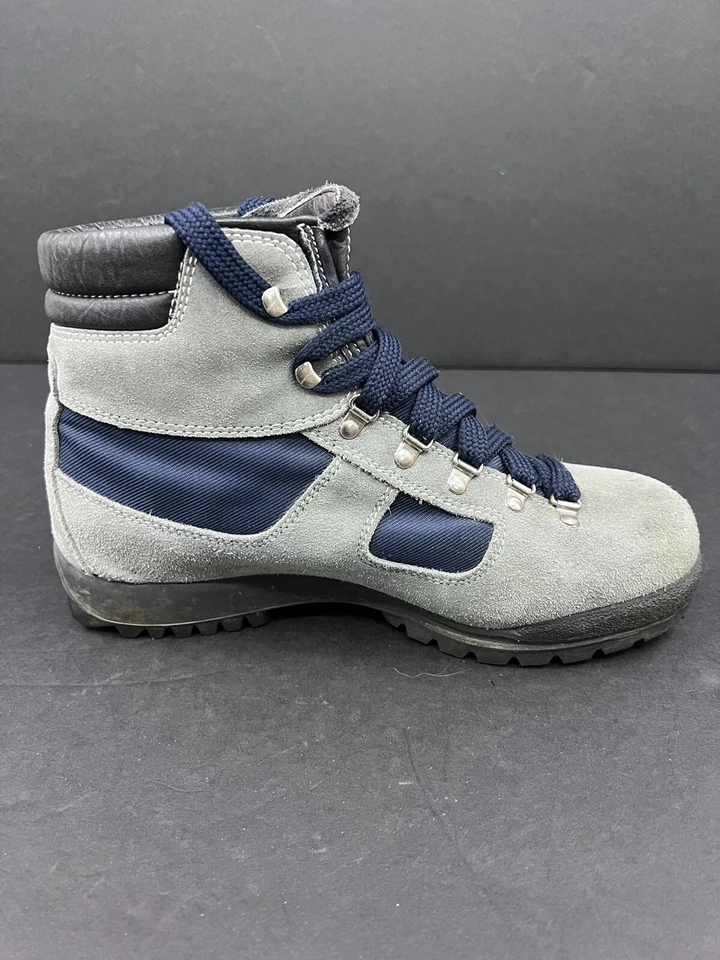 Scarpa Skywalk Hombres’s 7 Mujeres’s 9 Cuero Cordura Botas de Senderismo Azul Foto 4 de 4