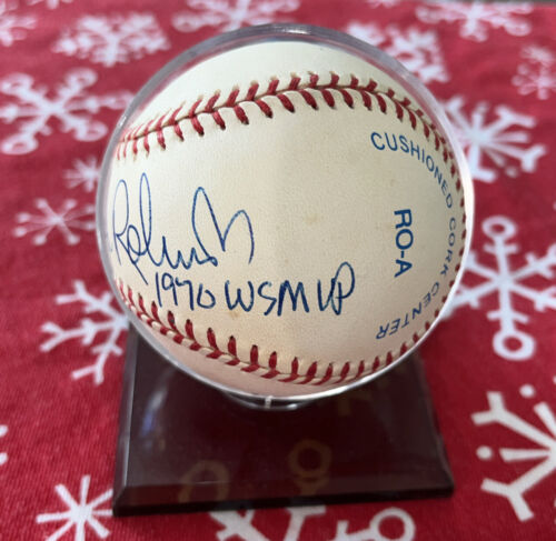 Brooks Robinson 1970 WS MVP Rawlings Official AL Baseball ORIOLES Signed OAL - Picture 3 of 9
