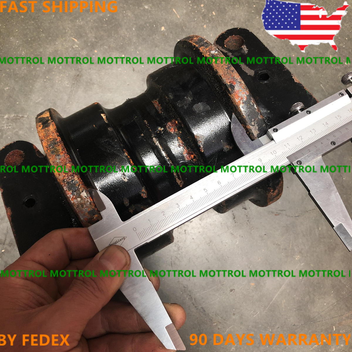 201-30-00293 SINGLE FLANGE BOTTOM,TRACK ROLLER FITS PC60-6