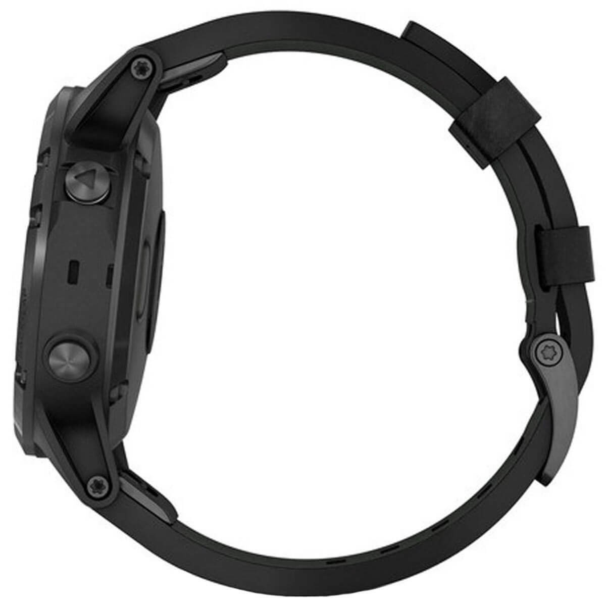 Garmin Fenix 5 Plus GPS Watch, One Size, Sapphire Black Garmin Fenix 5 Plus GPS Watch, One Size, Sapphire Black