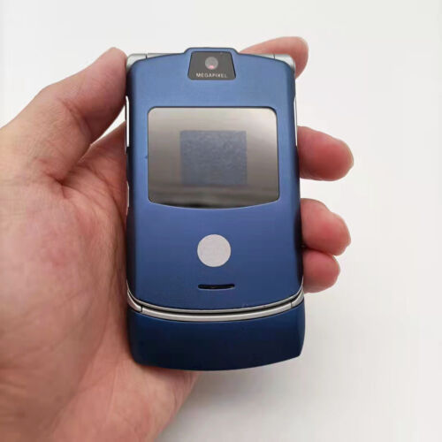 Telefono cellulare originale Motorola RAZR V3 2G Flip GSM sbloccato Bluetooth MP4 video - Foto 20 di 27