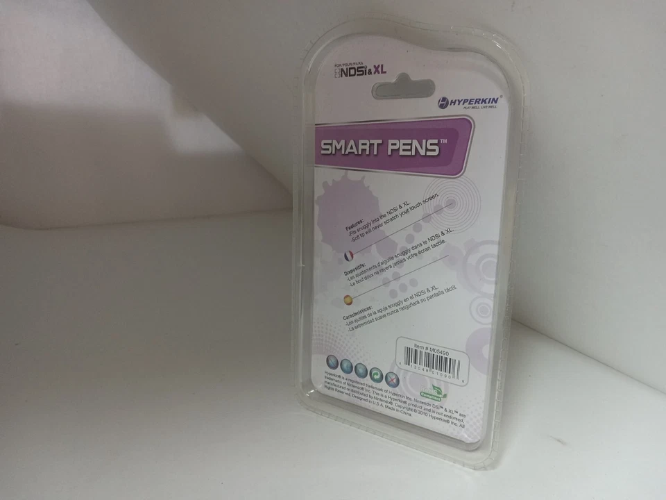 NEW 2 STYLUS SET DSi XL Smart Pens (1 Large, 1 Small) WINE RED - Hyperkin #4N - Image 2 of 2