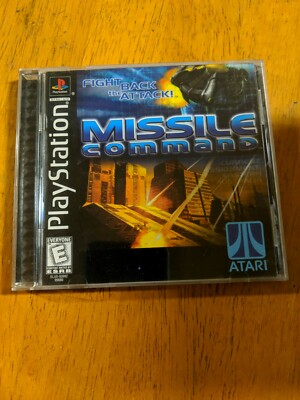 Missile Command (Sony PlayStation 1, PS1, 1999) Complete ~ shelf162c