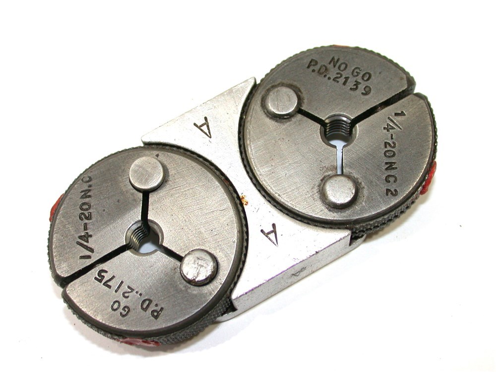 GO NO GO THREAD RING GAGES 1/4