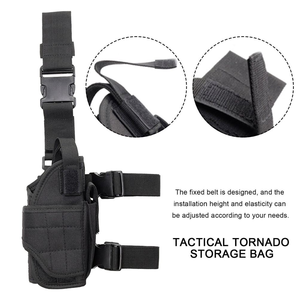Adjustable Tactical Right Drop Leg Holster Pistol Gun Thigh Holster ...