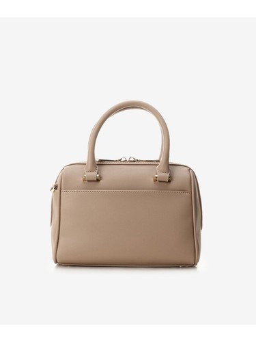 Samantha Vega Frill Ribbon 2 Way Handbag Shoulder Greige Women's New - Picture 5 of 5